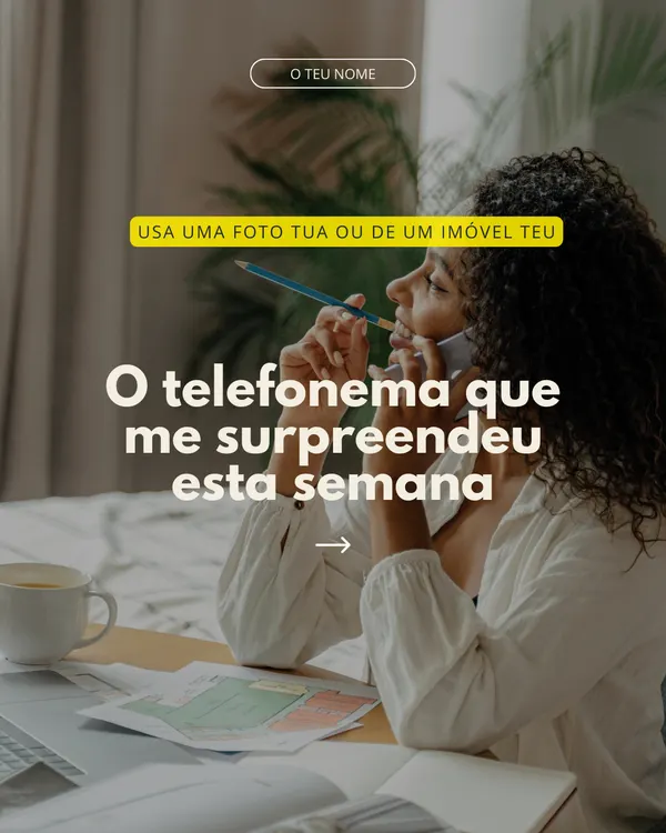 Exemplo de post sobre o dia a dia de um consultor