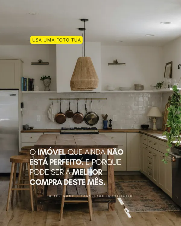 Exemplo de post sobre um imóvel
